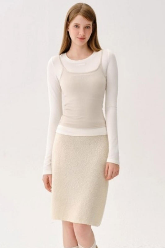 Softening Mask Long-Sleeve Top