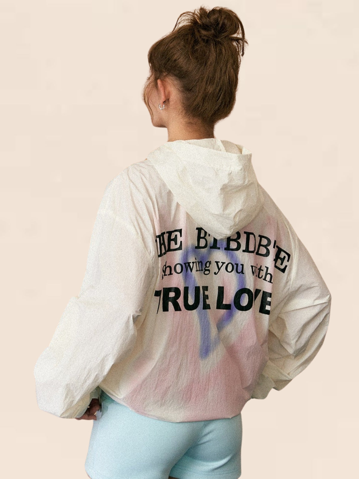 Graffiti Alphabet Sunscreen Jacket