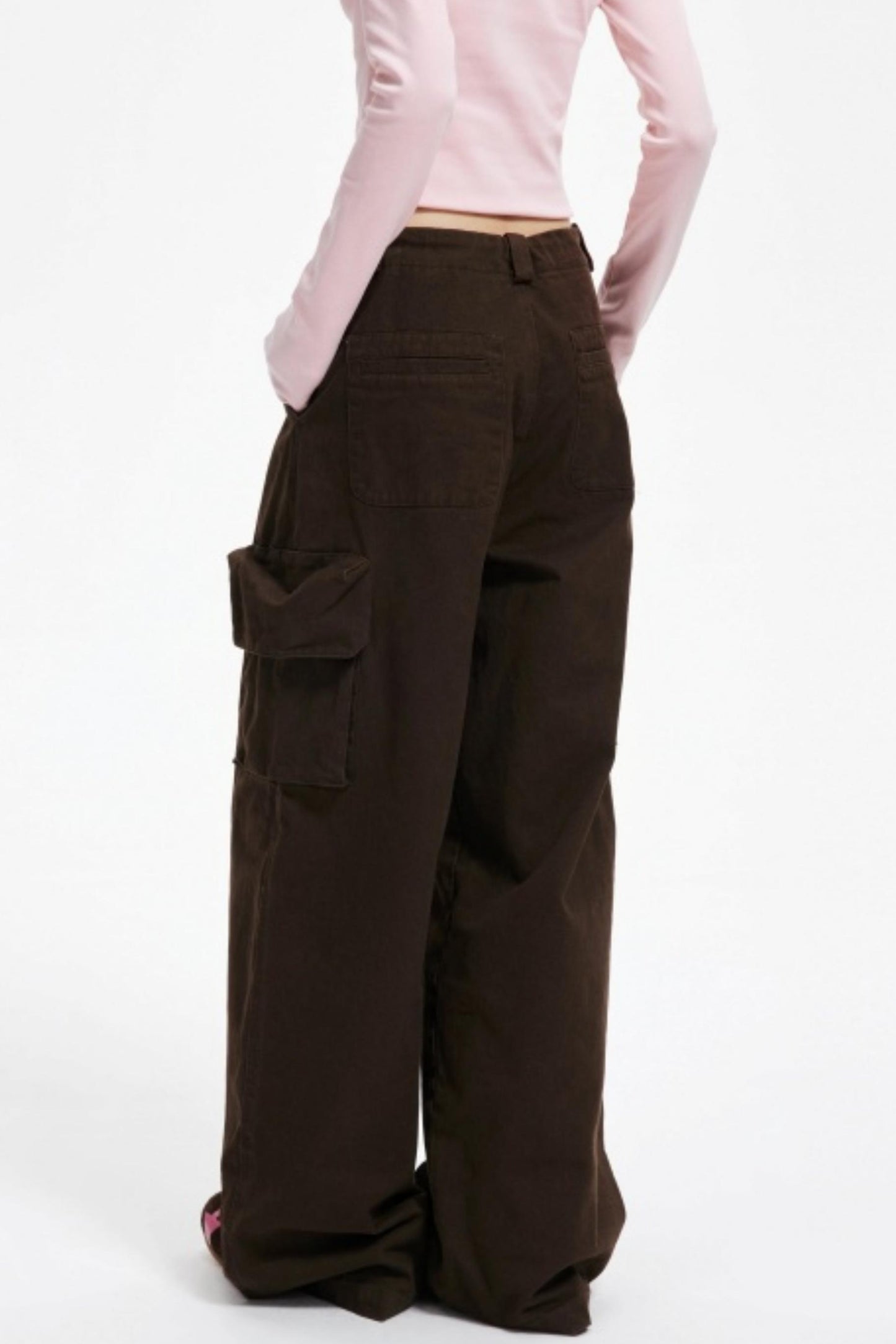 Vintage Drawstring Loose Cargo Pants