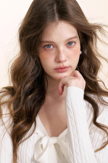 Delicate Floral Knit Top