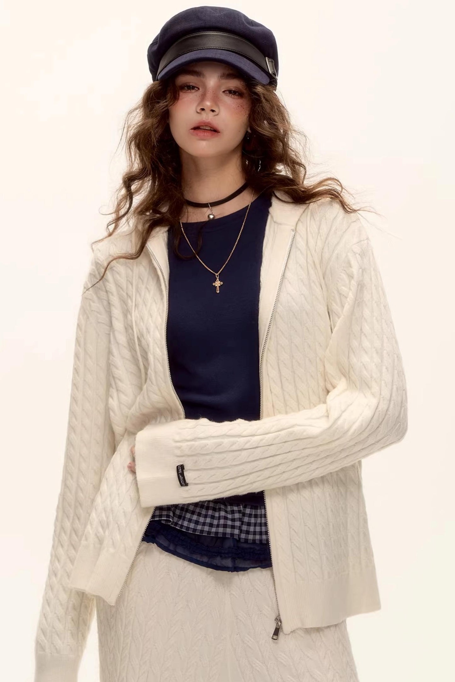 Knitted Jacket Pants Set-Up