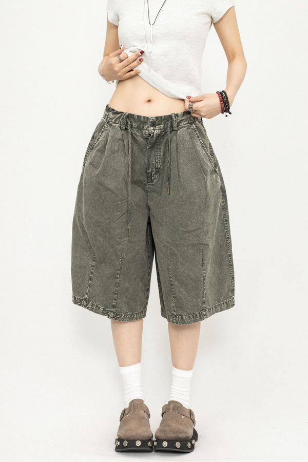 Relax Wide-Leg Shorts