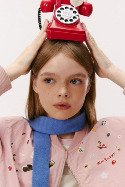 Printed Padded Flight Jacket