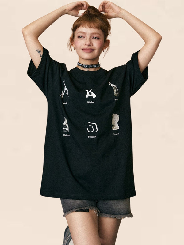 American Half-Sleeved Top