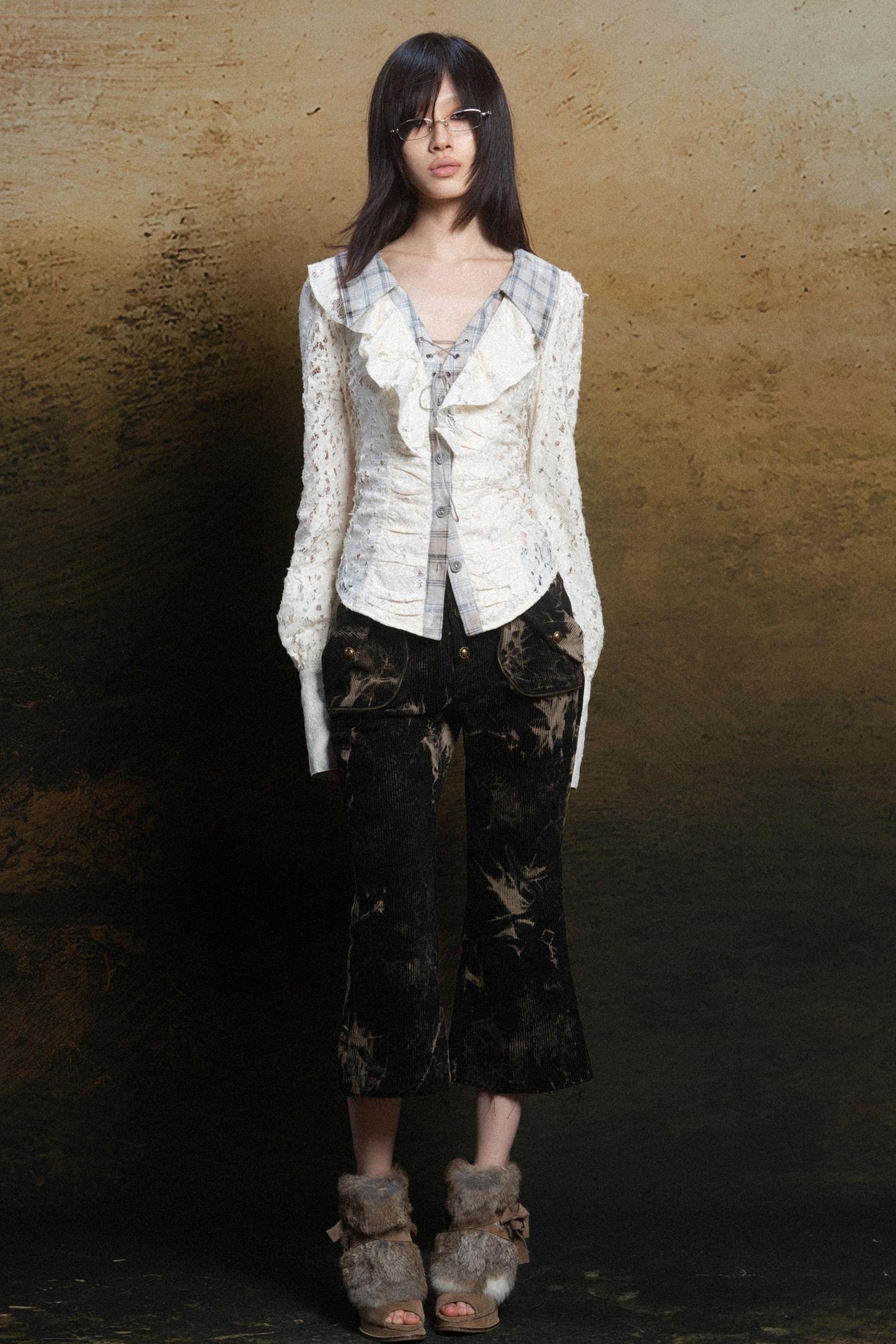 Cutout Punk Vintage Shirt