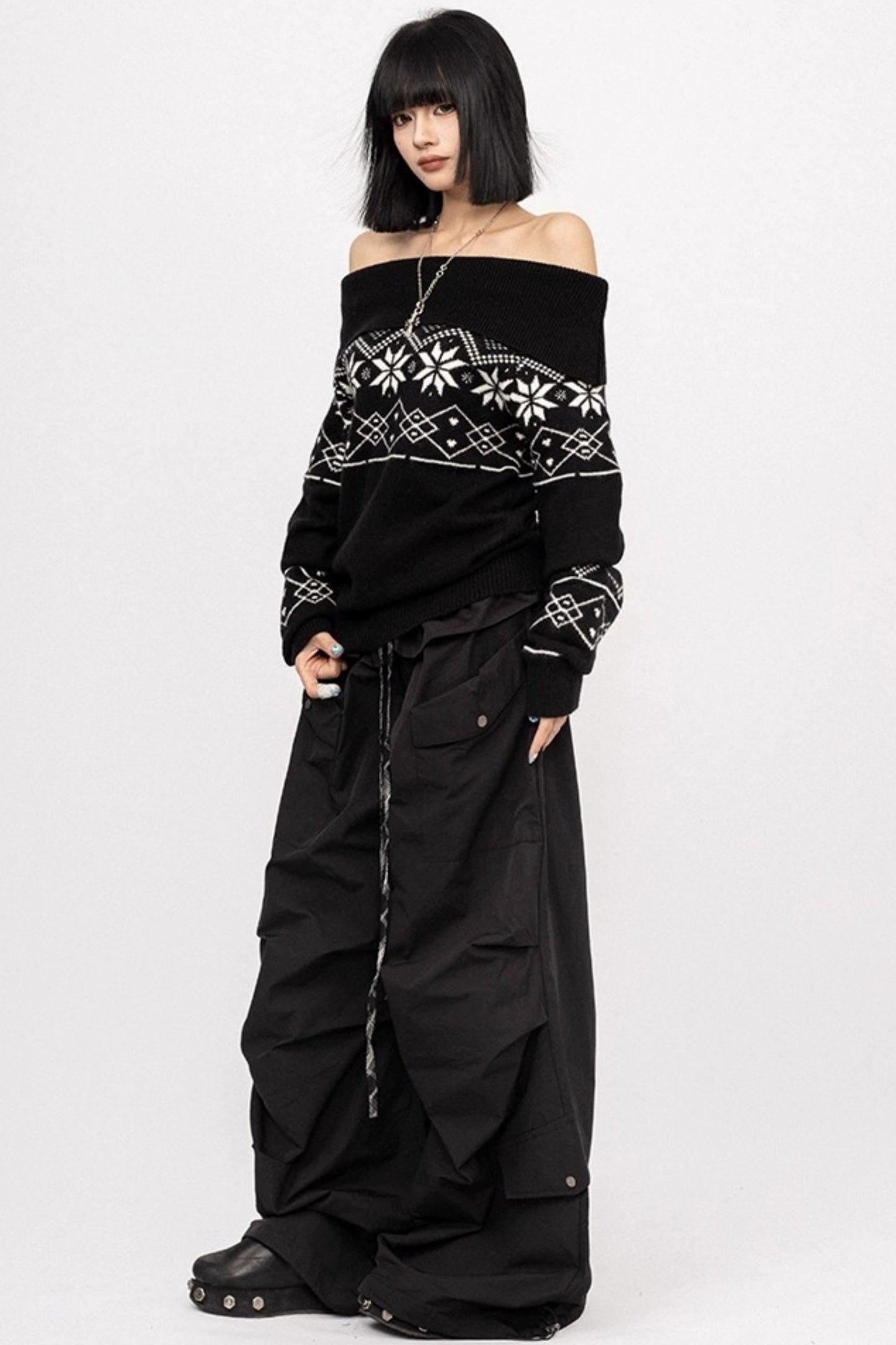 Lazy Spice Jacquard Sweater