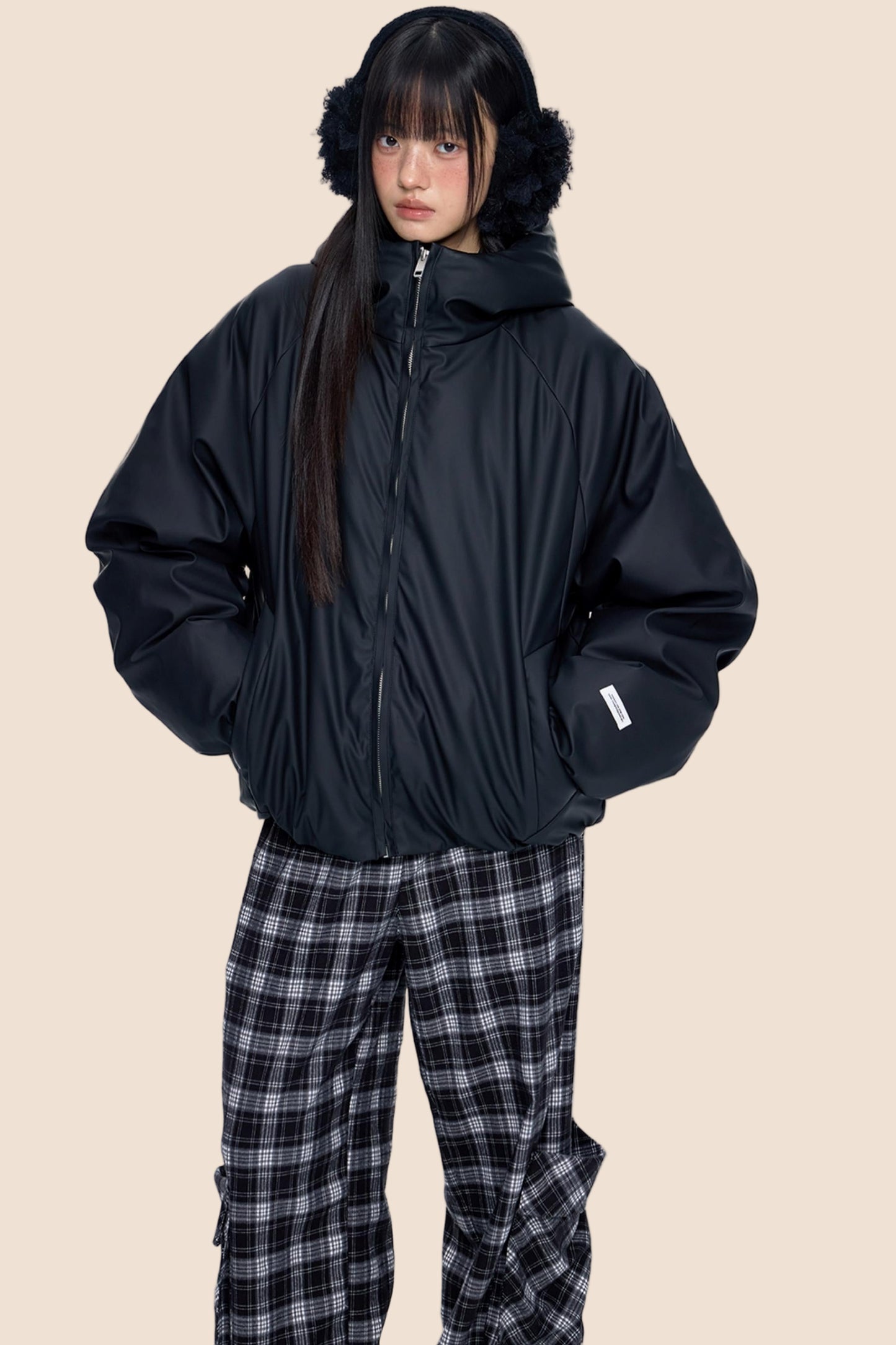 Luxury Cotton Hooded Jacket