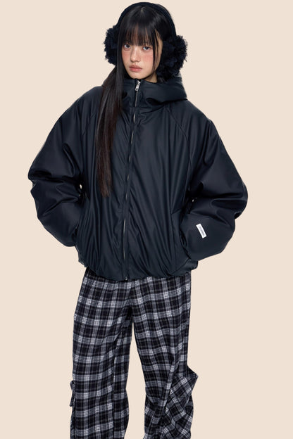 Luxury Cotton Hooded Jacket