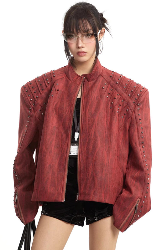 Studded Leather Jacket