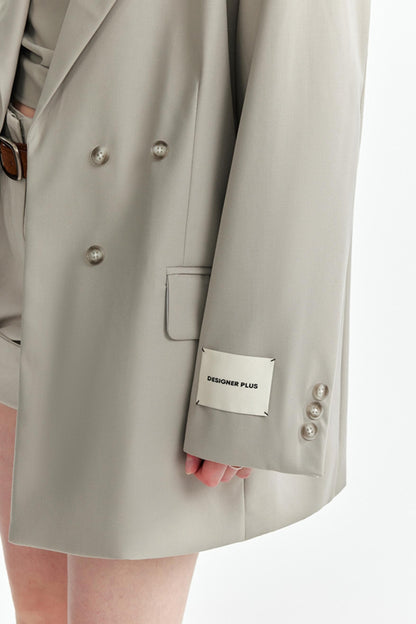 Fashionable Layered Suit Jacket Set-Up