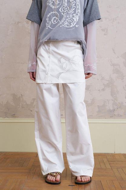 Summer Lace Skirt-Pants