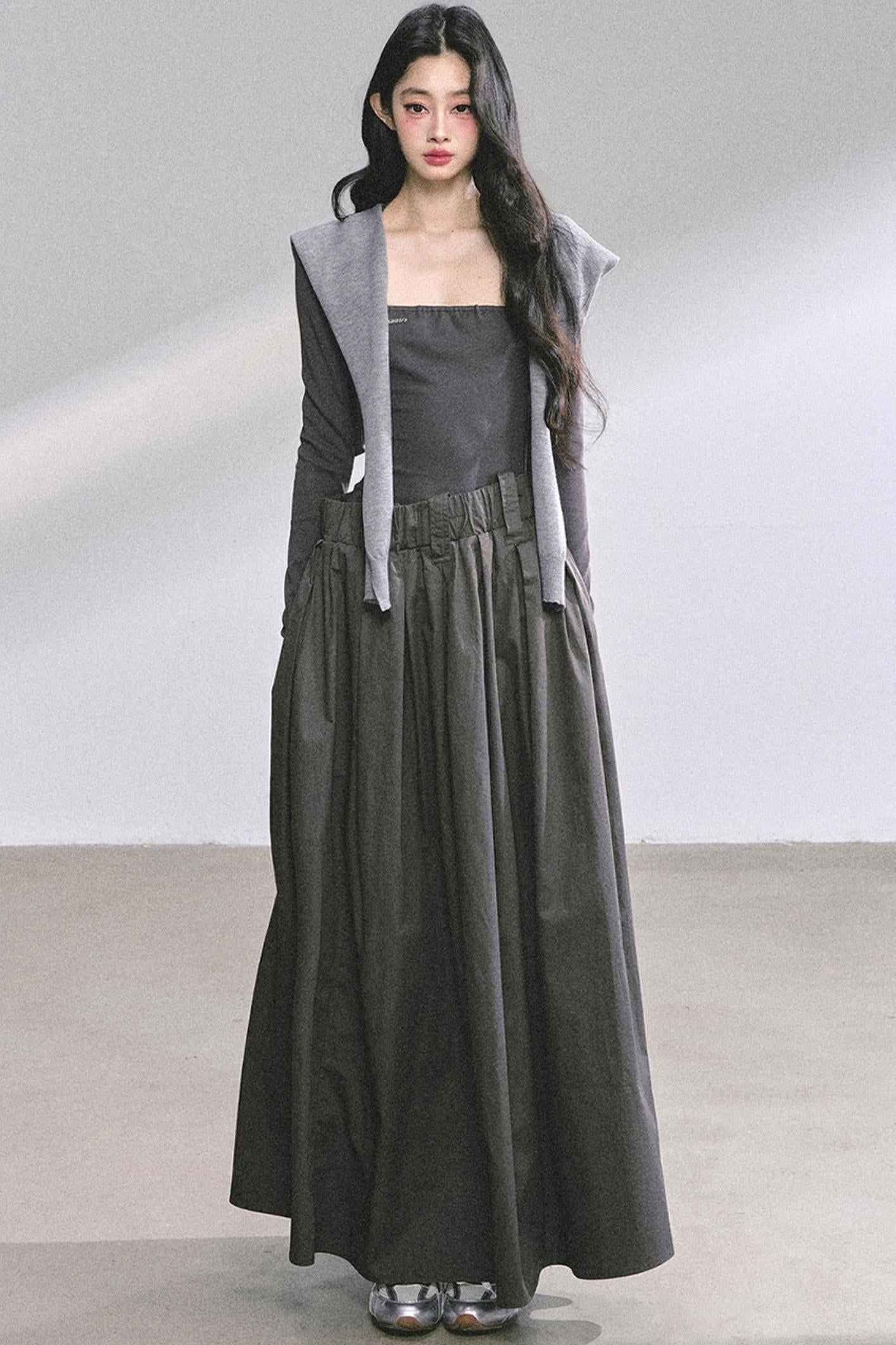 French Slimming Long Dress