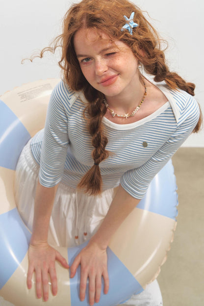 Envelope Striped Slim Top