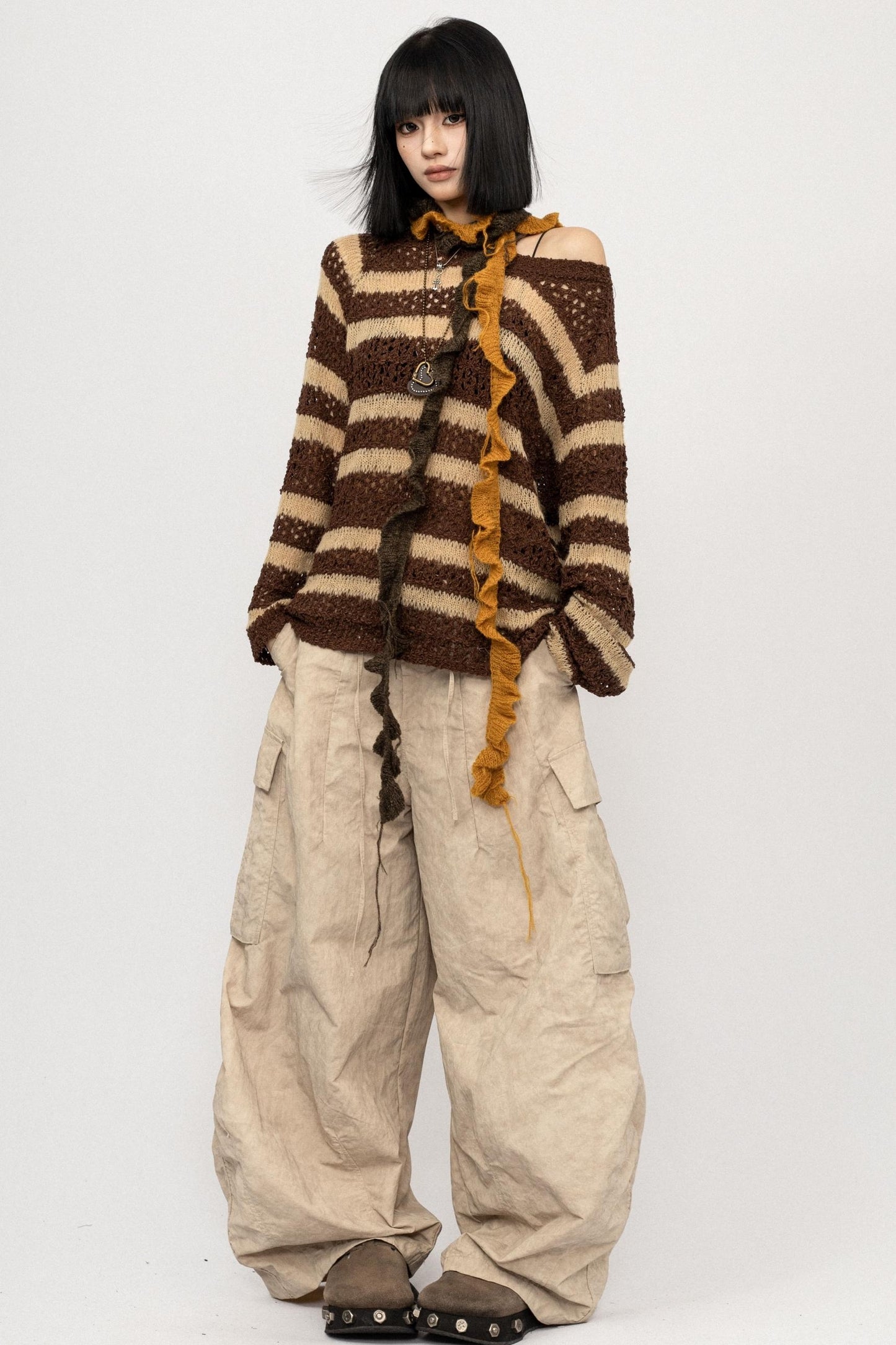 American Striped Knit Top