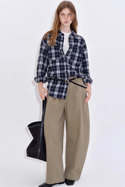 Versatile Casual Plaid Shirt