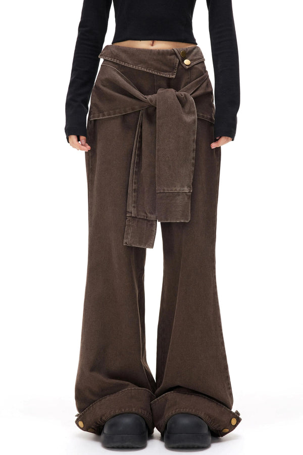 Retro Washed Cargo Pants