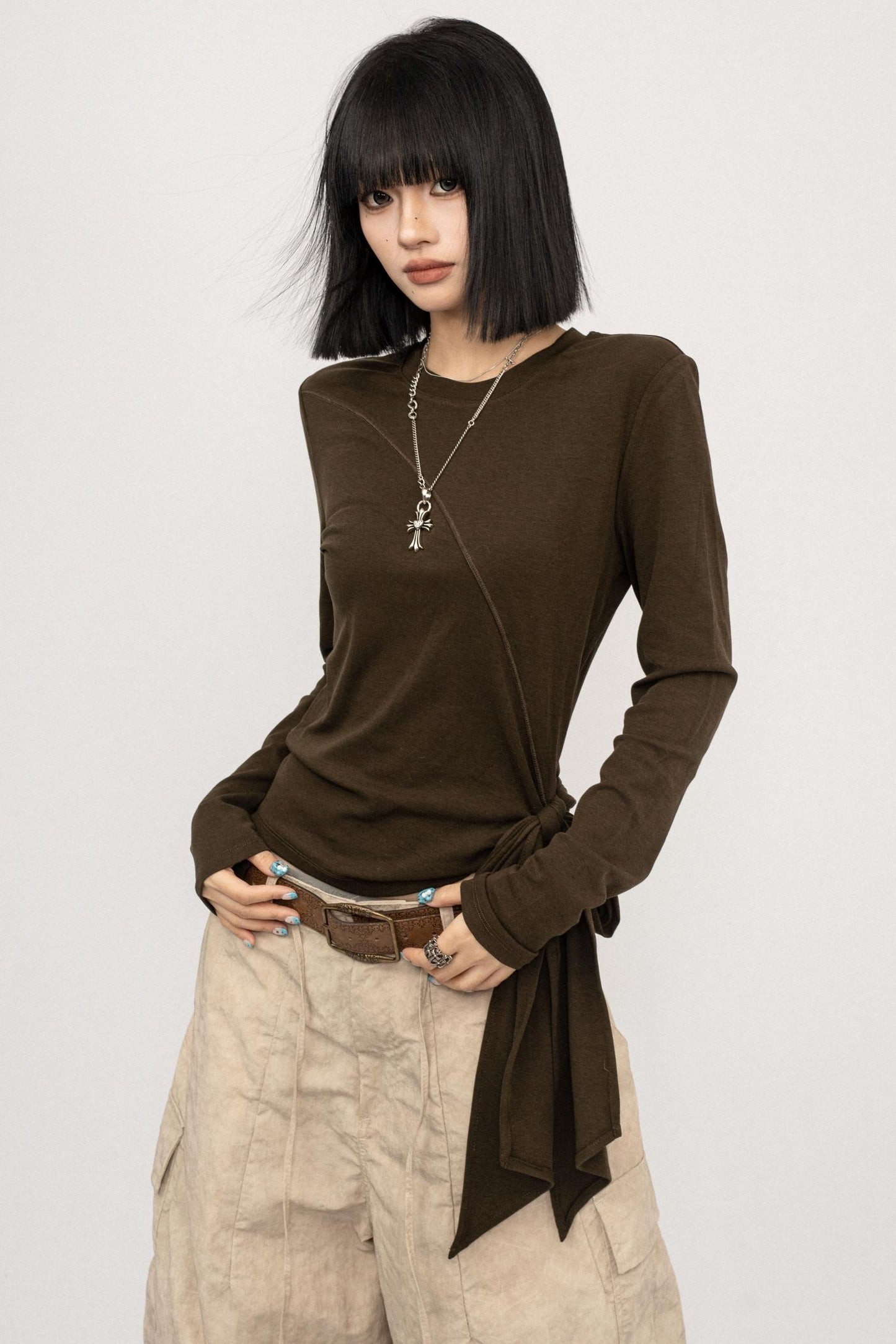 Base Strappy Long Sleeve T-Shirt