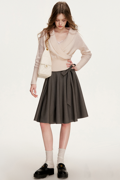 Tencel Wool A-Line Skirt Set