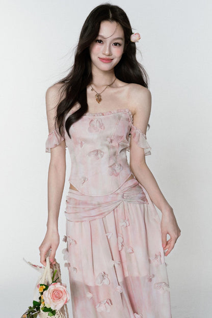 Vacation Floral Skirt Set-Up