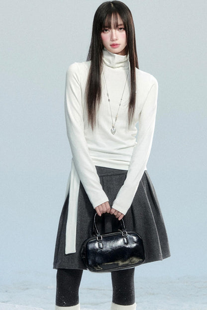 Winter Lace High Neck Top