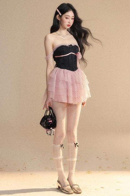 Slim Fit Cake Skirt Dress