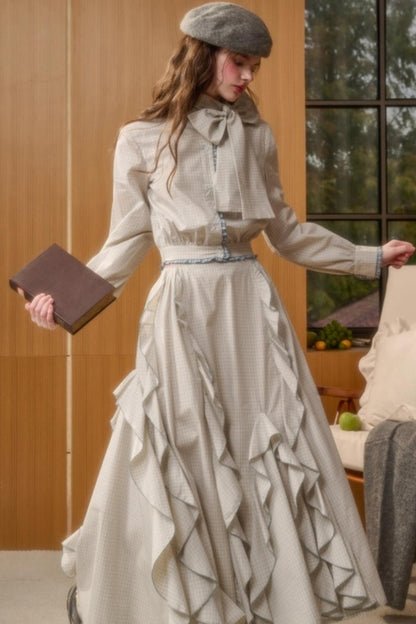 Organic Cotton Patchwork Blouse Set-Up