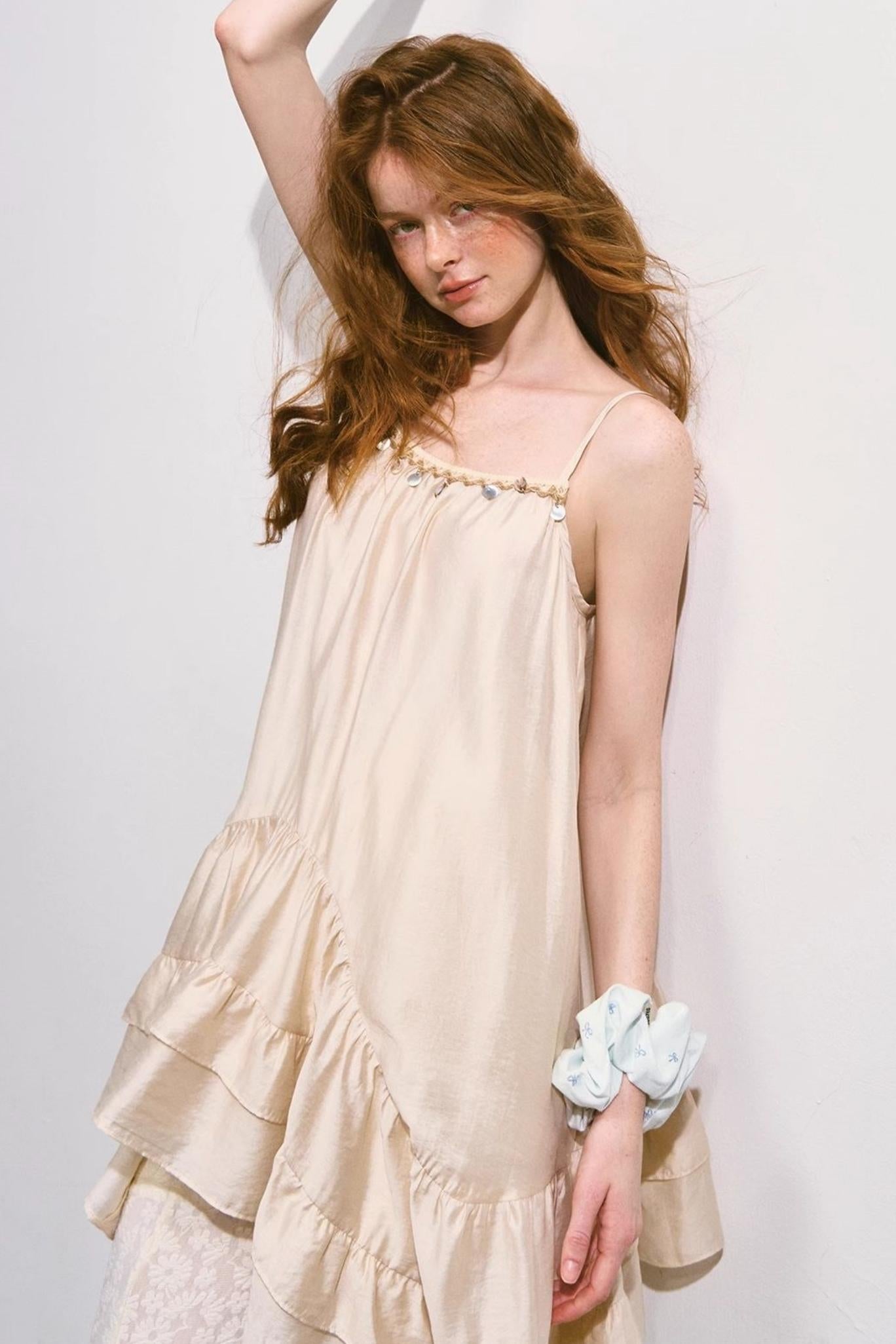 Summer Ruffle Lace And Pants Set-Up