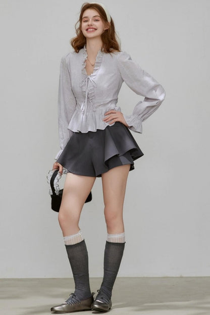 Autumn Lace A-Line Skirt