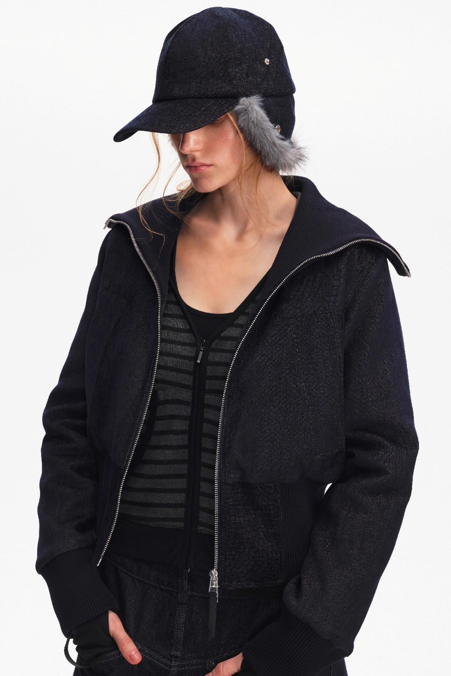 Furry Ear Protection Baseball Cap