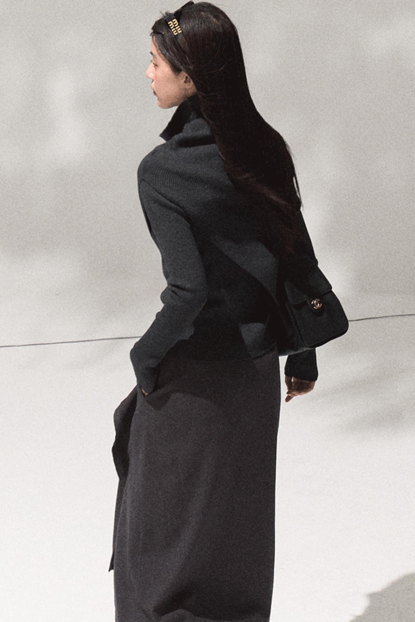 Moonlit Wool Knit Sweater