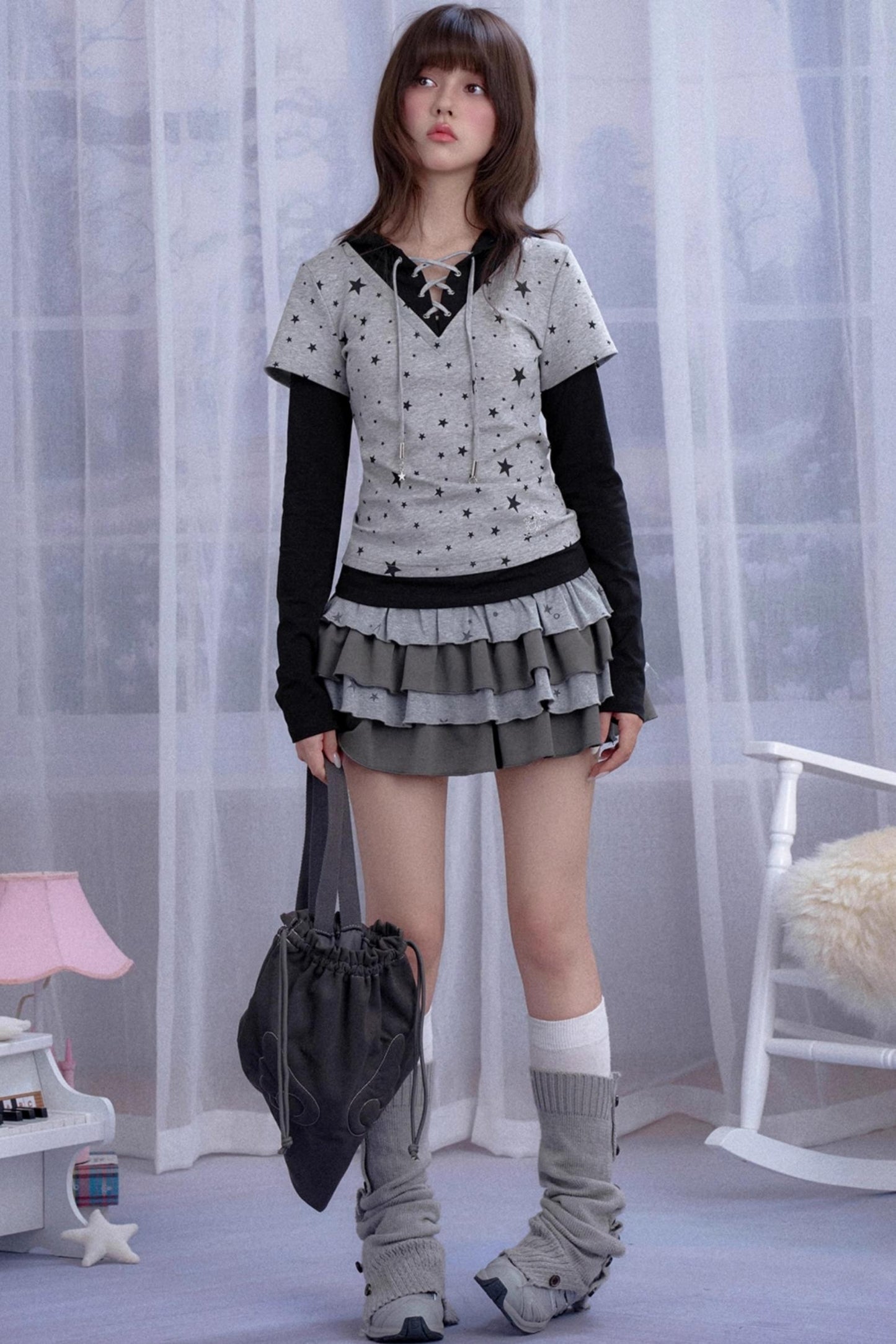 Fighting Star Hooded T-Shirt