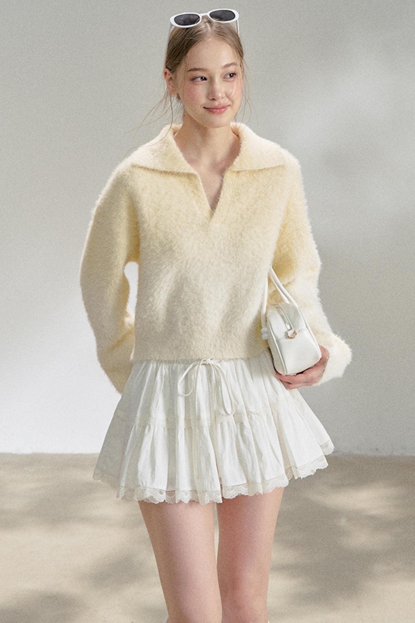 Soft Gradient Mohair Sweater