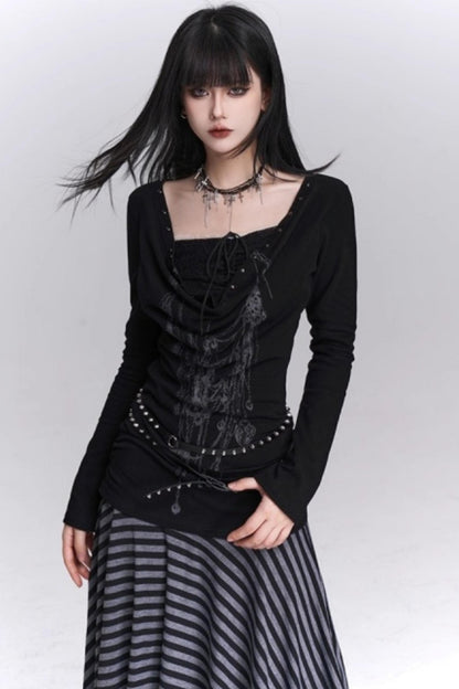 American Fake Two-Piece T-shirt