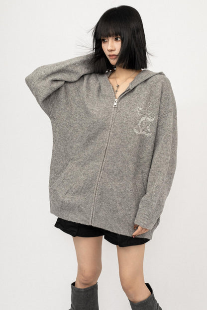 Autumn Hooded Baggy Top