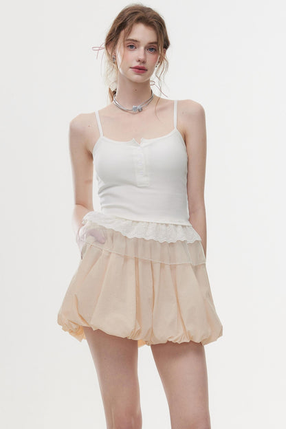 Elegant Fluff A-Line Skirt