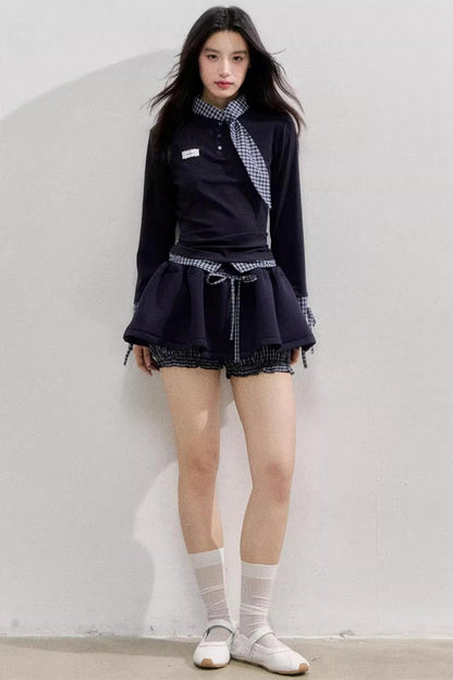 Comfort Sweatshirt Skirt Set-Up