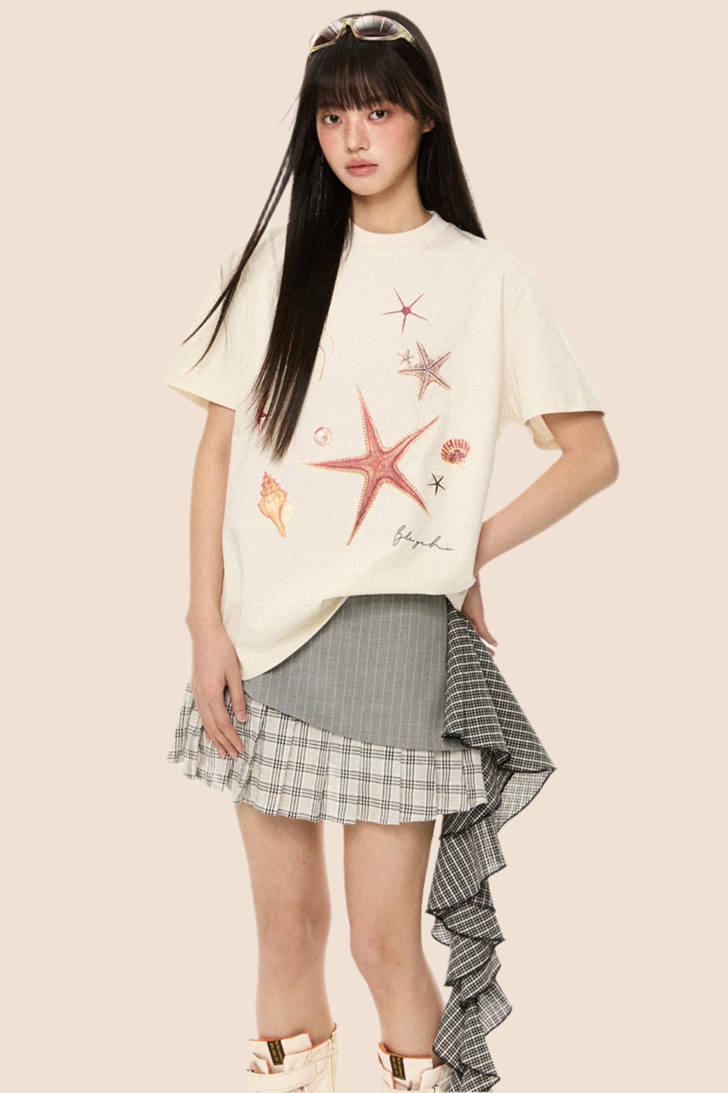 Marine Print T-Shirt