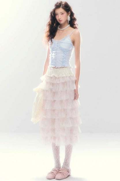 Okinawa Lace Cotton Camisole