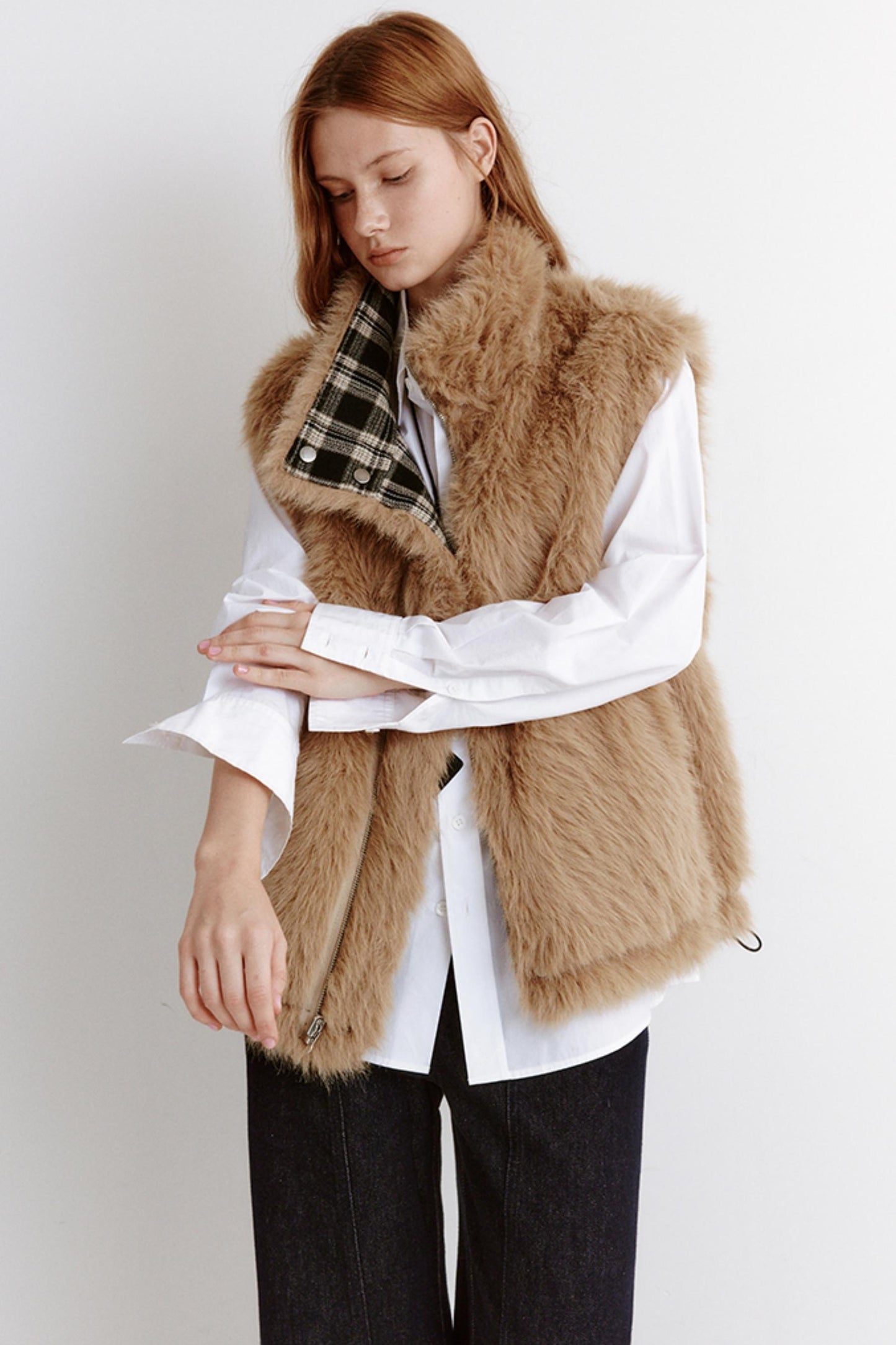 Warm Wool Fleece Vest