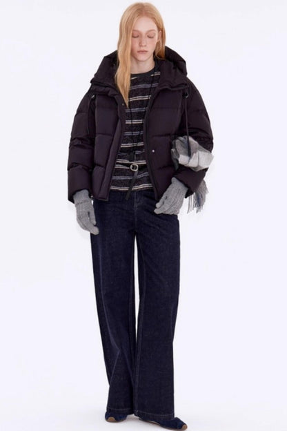 Lightweight Hooded Down Jacket