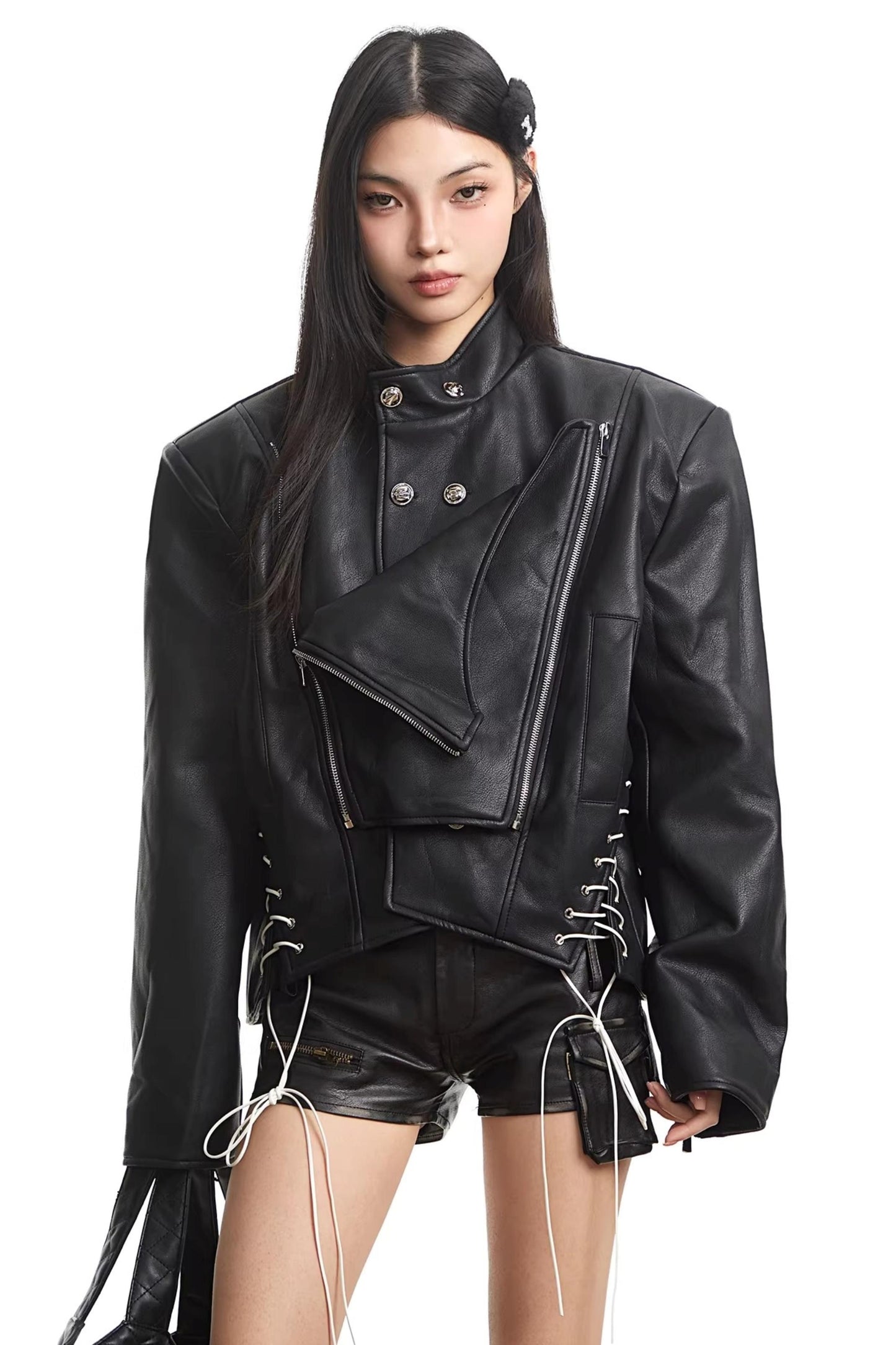 Retro Black Leather Jacket