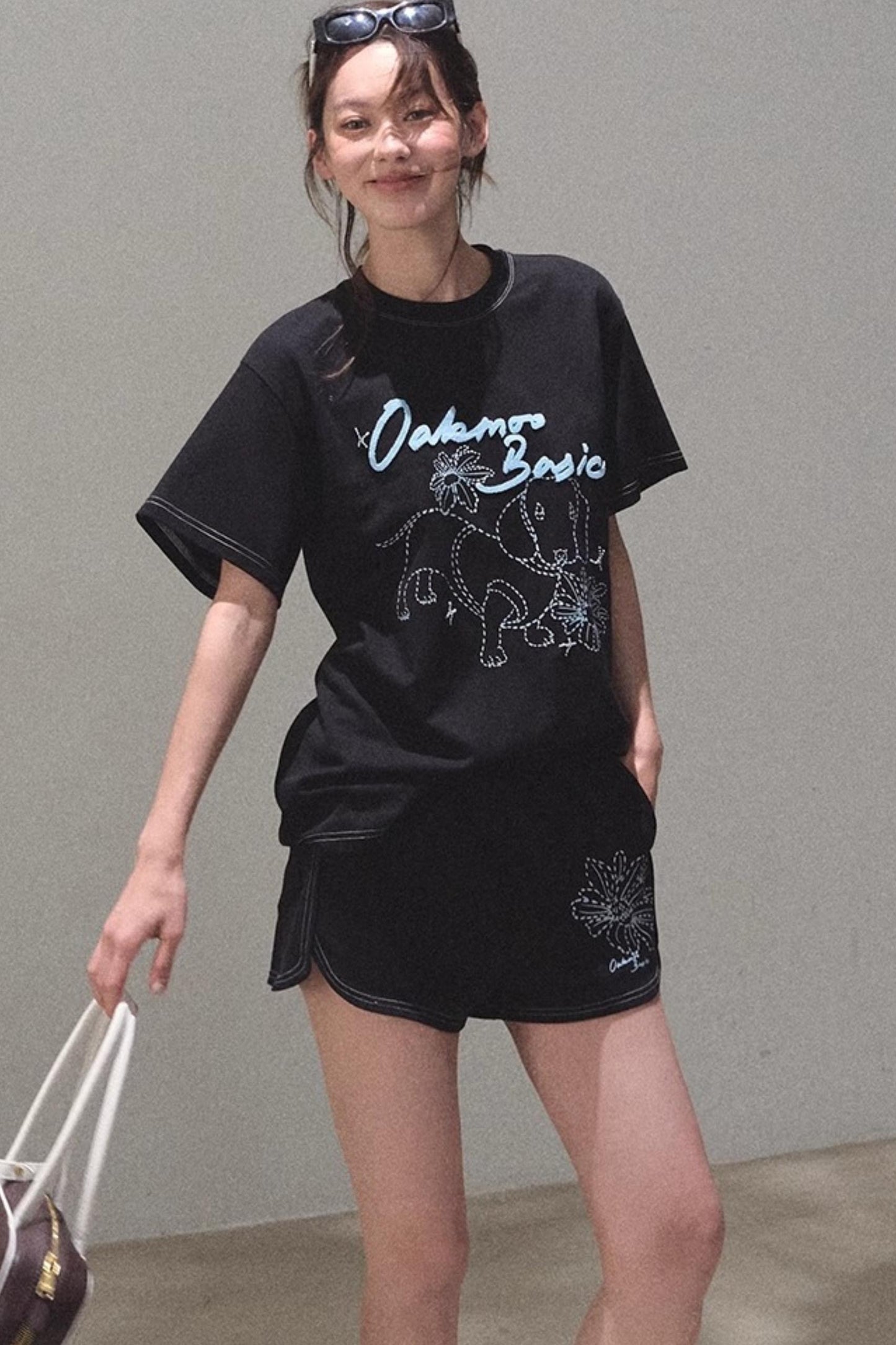 Cotton Lounge Top Shorts Set-Up