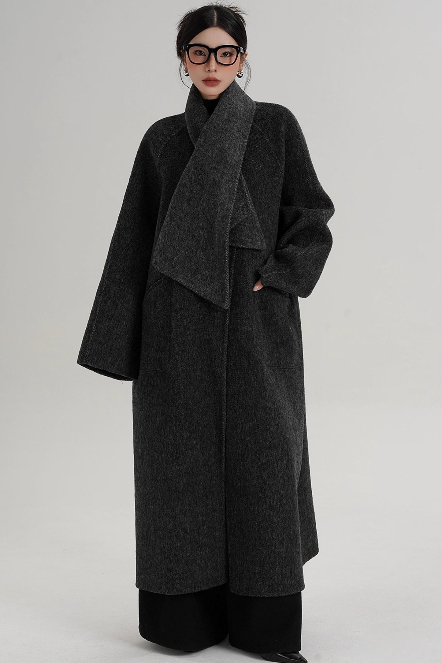 Reversible Woolen Wool Coat