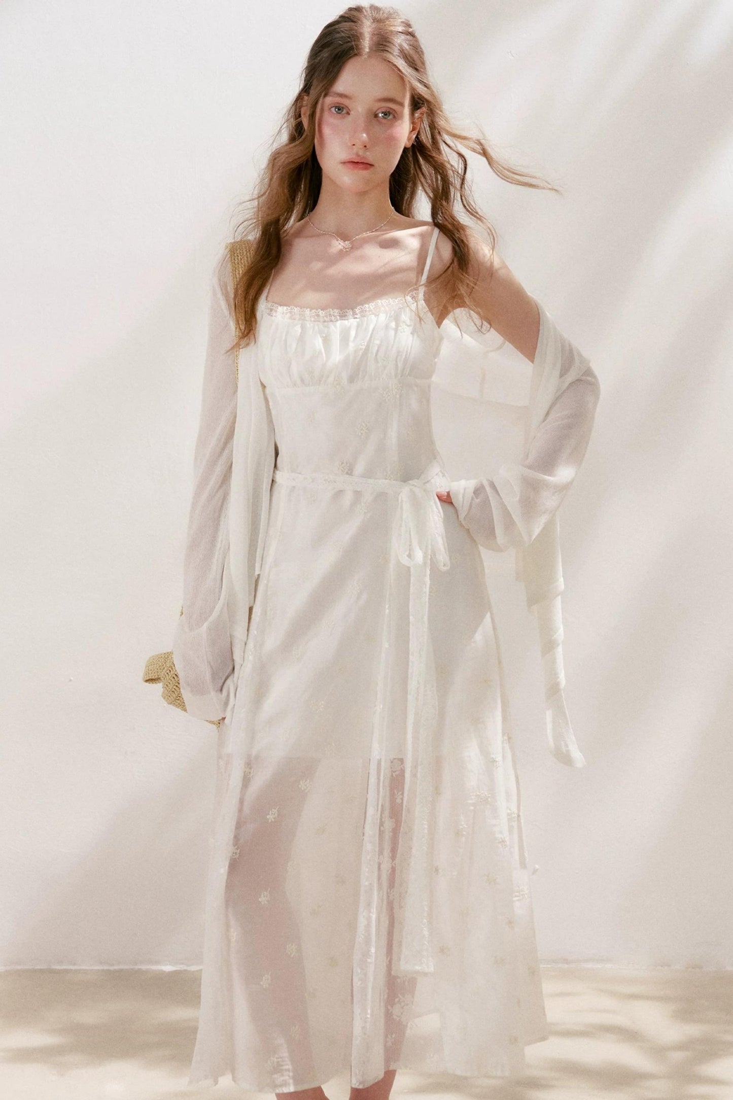 Lyocell Lace Embroidery Dress