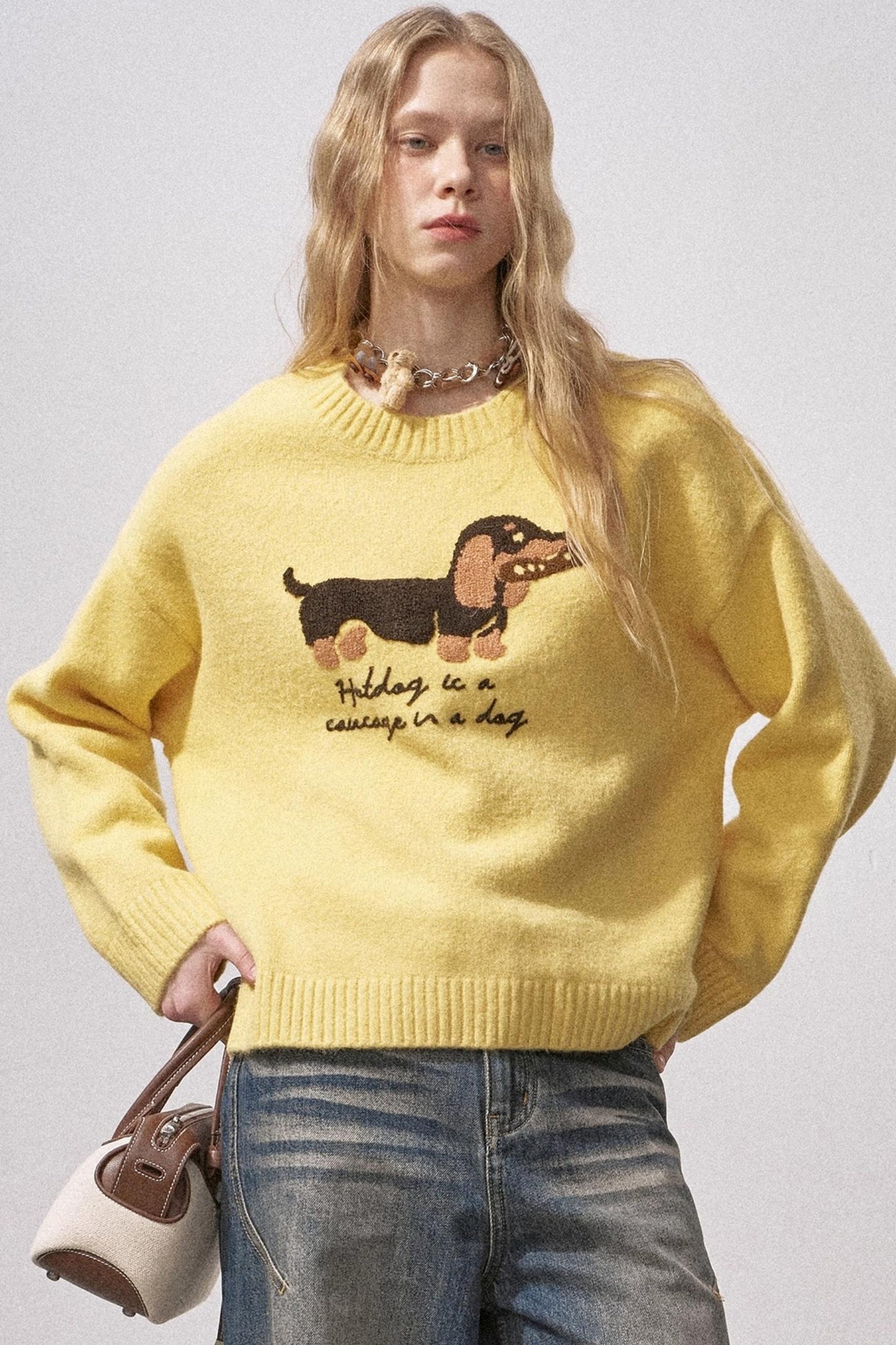 Dachshund Soft Knit Sweater