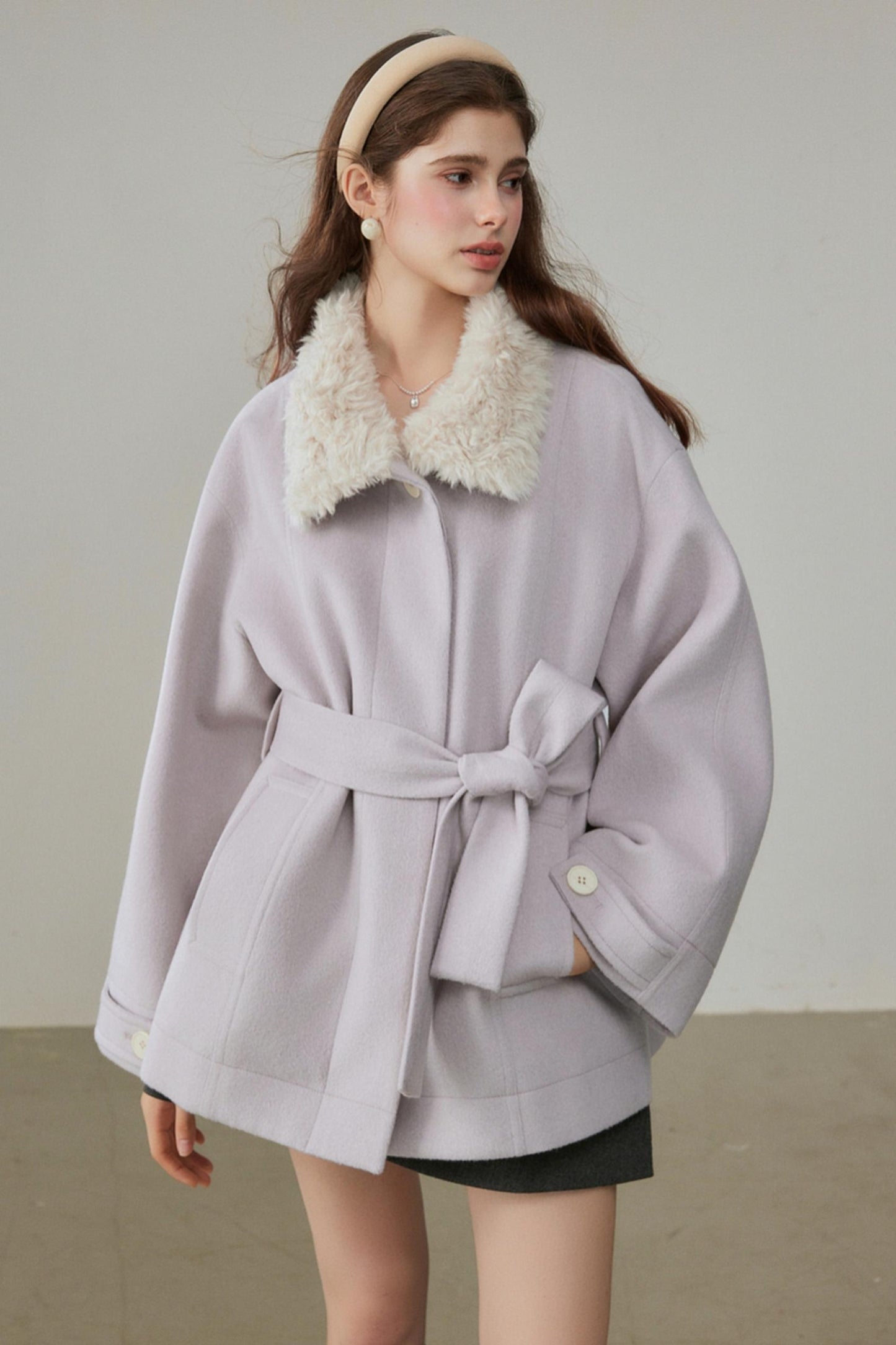 Winter Silhouette Woolen Coat