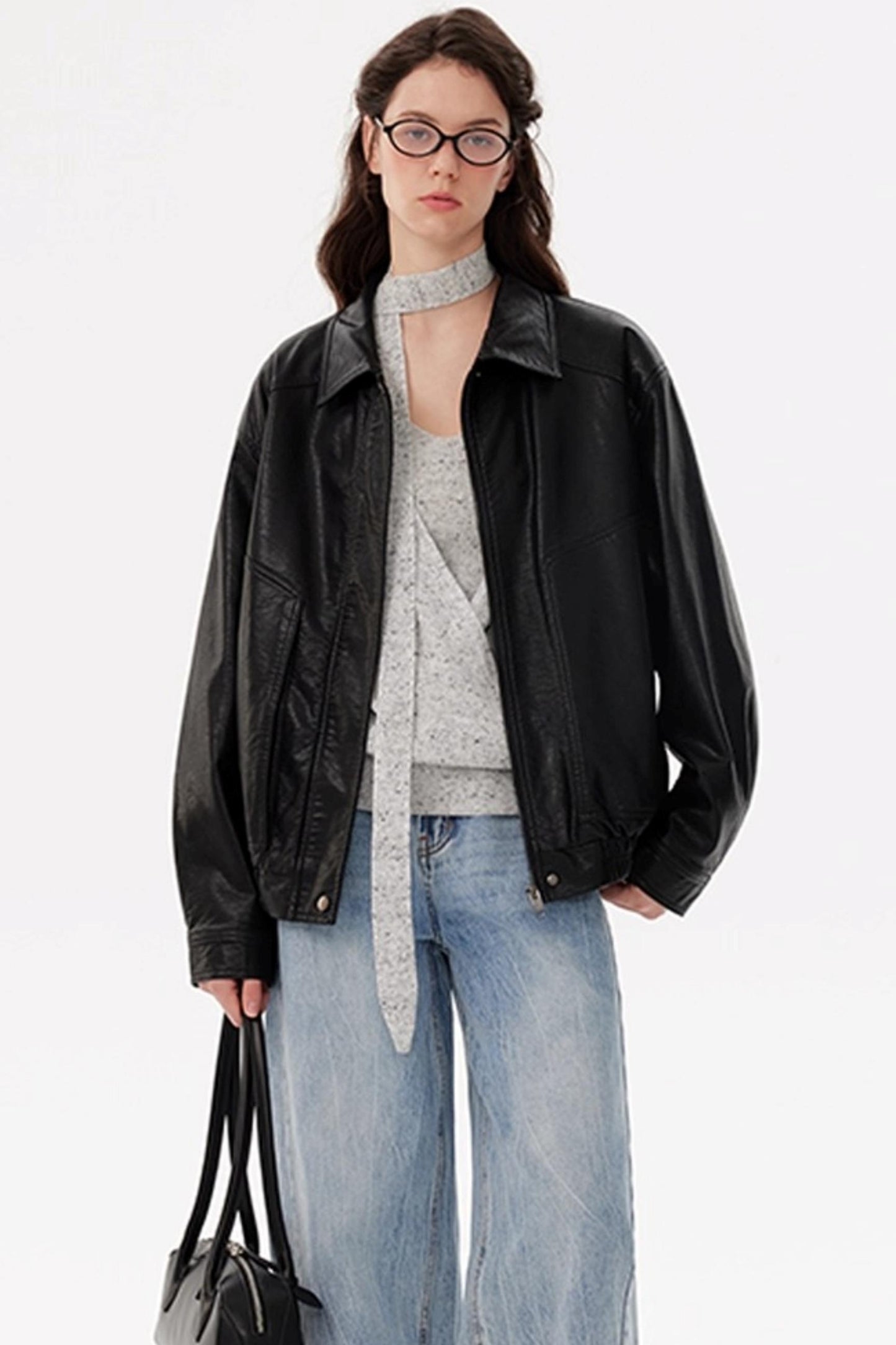 Handsome Street Leather Jacket