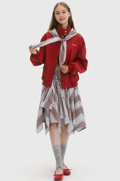 Late Summer Rhapsody Strap Skirt