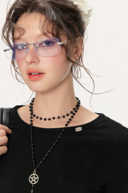 Sweet Spicy Cut-Out Long-Sleeved Shirt