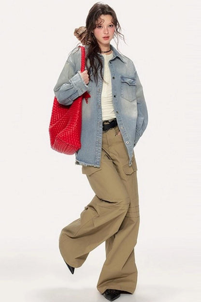 Vintage Diamond Denim Jacket